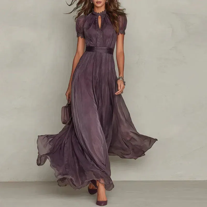Plum Evening Gown